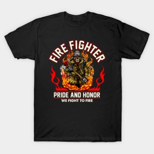 fire fighter in my love T-Shirt